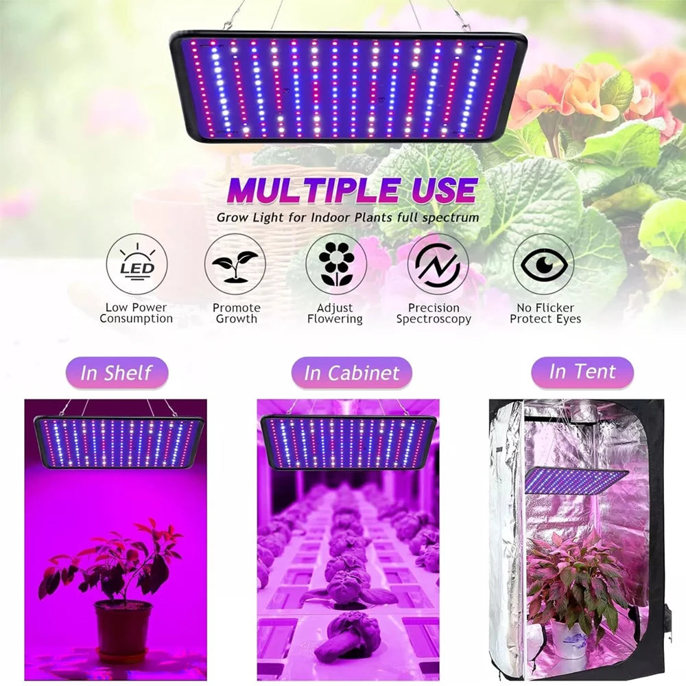 LED Plant Lights Full Spectrum35W 1200W Options, with Veg & Bloom Switch Suitable for Indoor Hydroponic Plants Vegetables Flower