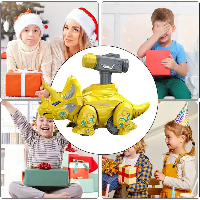 Toy Vehicle for Kids Dinosaur Press and Go Toys Portable Cute Animal Toys Educational Vehicle Toys for Home Kindergarten