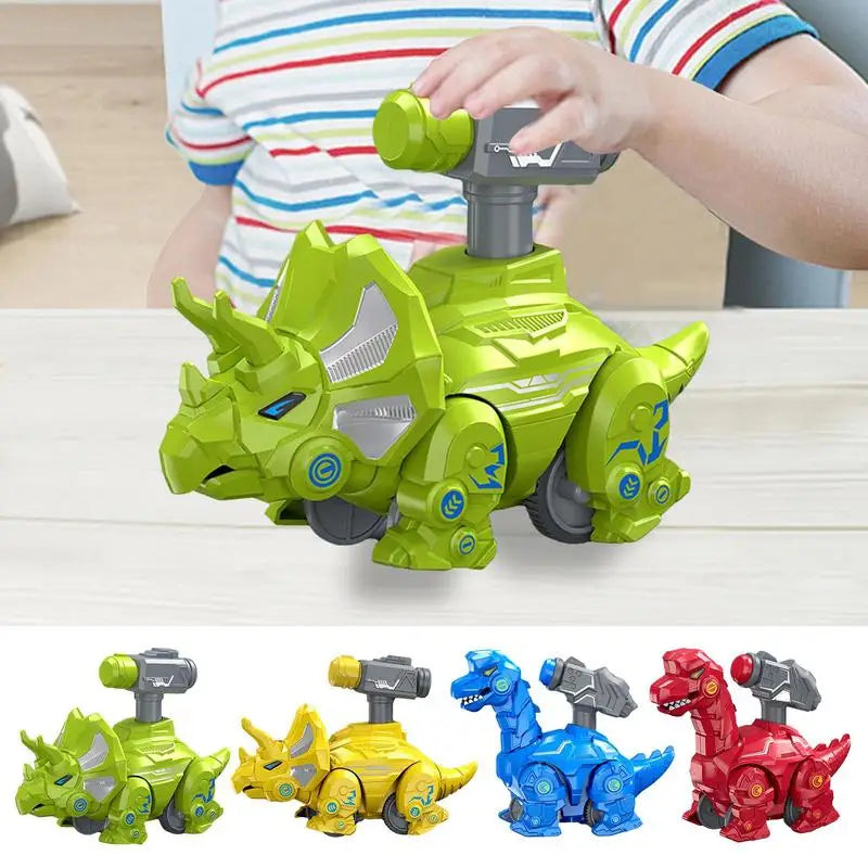 Toy Vehicle for Kids Dinosaur Press and Go Toys Portable Cute Animal Toys Educational Vehicle Toys for Home Kindergarten