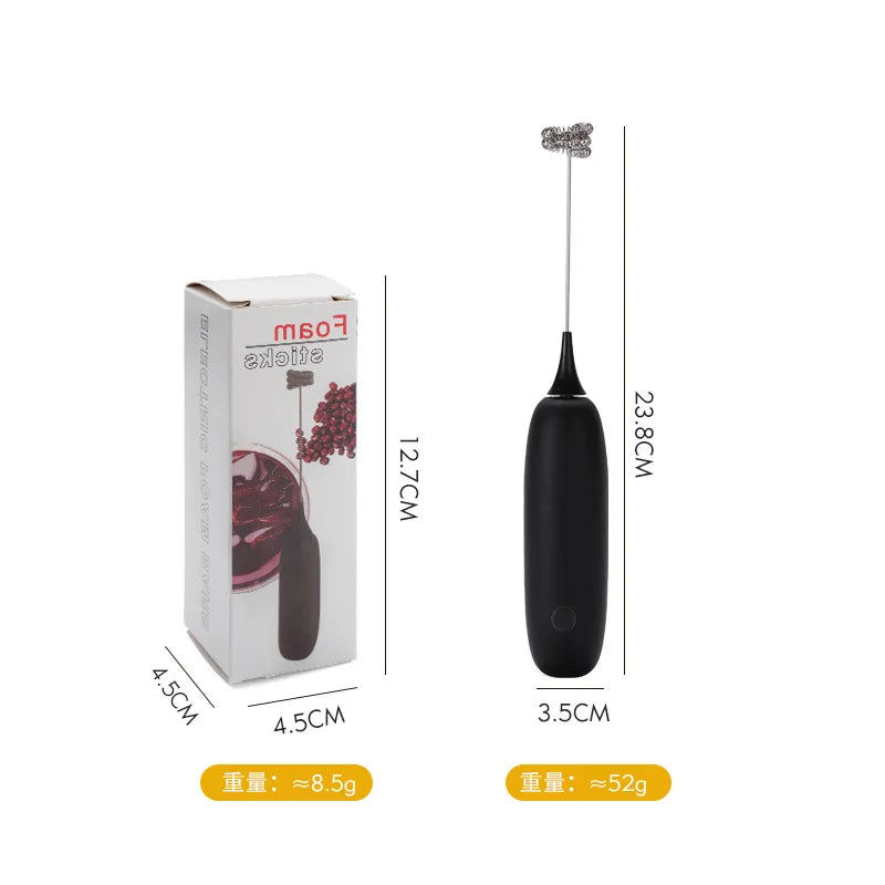 Mini Electric Milk Foamer Blender Wireless Coffee Whisk Mixer Handheld Egg Beater Cappuccino Frother Mixer Kitchen Whisk Tools