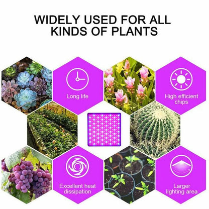 LED Plant Lights Full Spectrum35W 1200W Options, with Veg & Bloom Switch Suitable for Indoor Hydroponic Plants Vegetables Flower