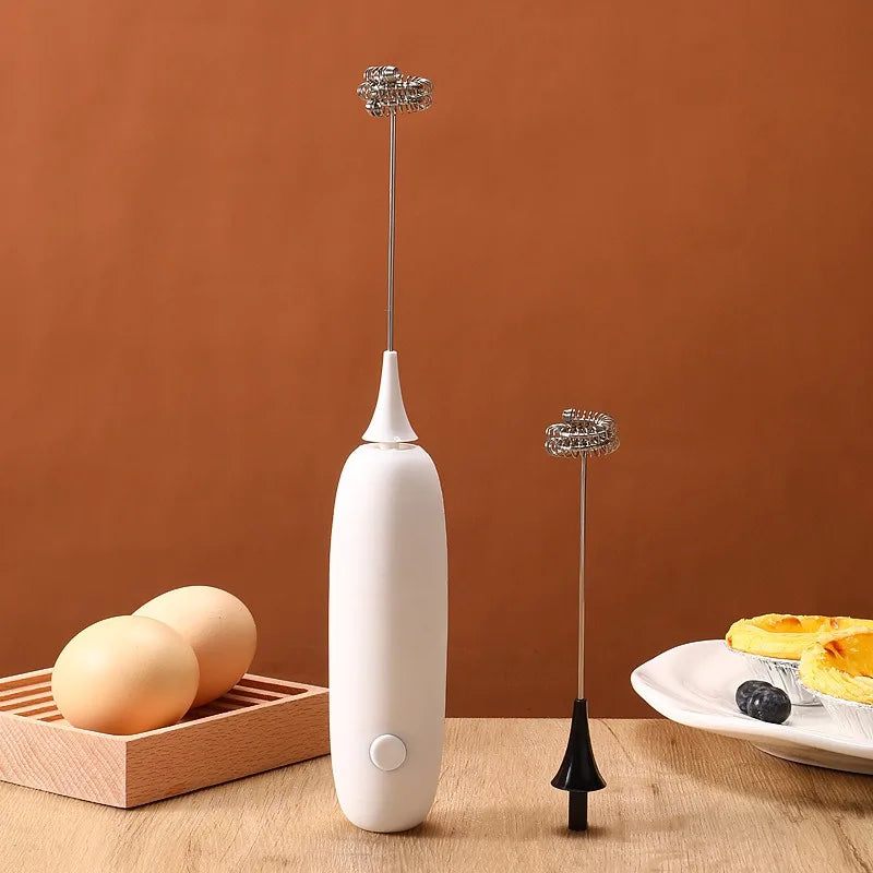 Mini Electric Milk Foamer Blender Wireless Coffee Whisk Mixer Handheld Egg Beater Cappuccino Frother Mixer Kitchen Whisk Tools