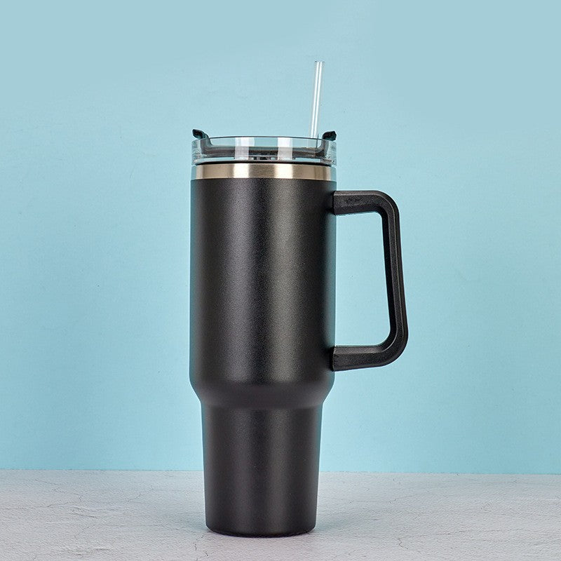 Stainless Steel Coffee Mug with Handle - Durable Metal Water Cup