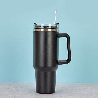 Stainless Steel Coffee Mug with Handle - Durable Metal Water Cup